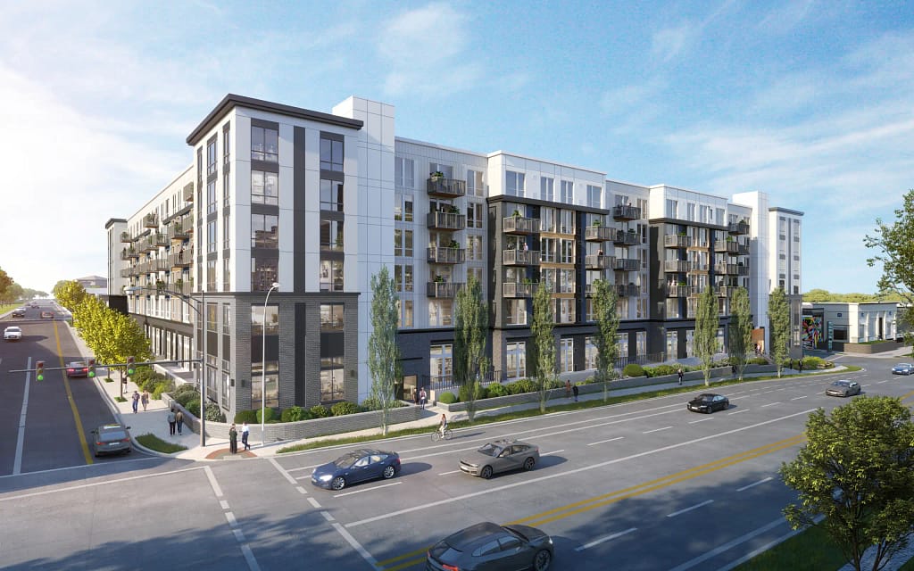 Street at Tanasbourne Residential Rendering